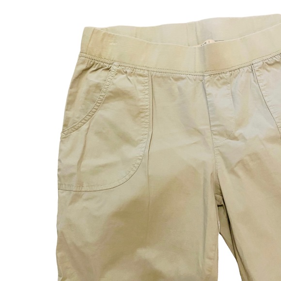 XCVI Ruched Front Cropped Cropped Pants Stretch Lagenlook - Picture 3 of 5